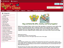 Tablet Screenshot of bugsnbees.com